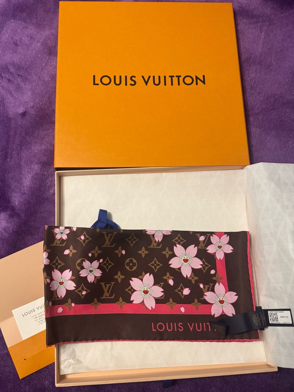 Louis Vuitton Murakami Cherry Blossom Square 70